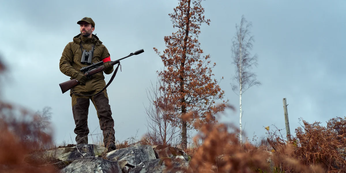 Spodnie myśliwskie Härkila Driven Hunt HWS leather